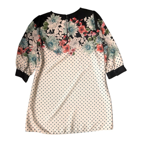 Zara Floral Dress with Black Accents Sz M Euc, 016 - Picture 2 of 2